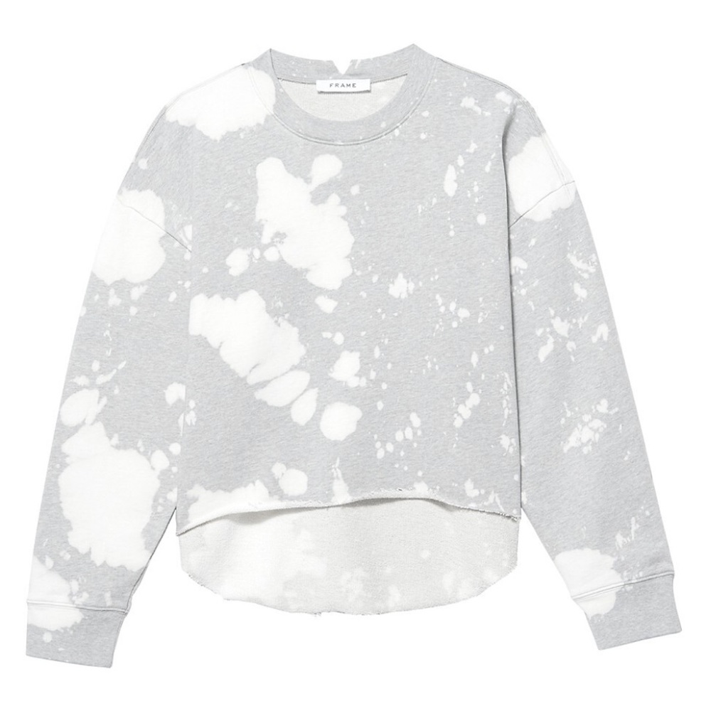 Frame Easy Bleached Sweatshirt XS EUC